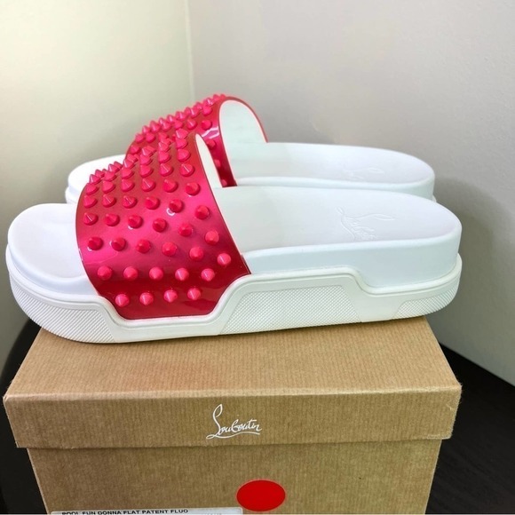 Christian Louboutin pool slides size 8 - Picture 4 of 9